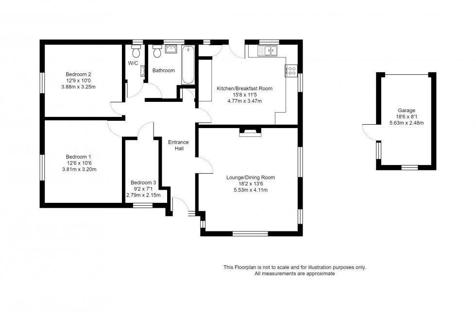 Floorplan for Wyndham Close, Leigh