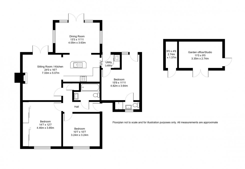 Floorplan for Greenview Crescent, Tonbridge