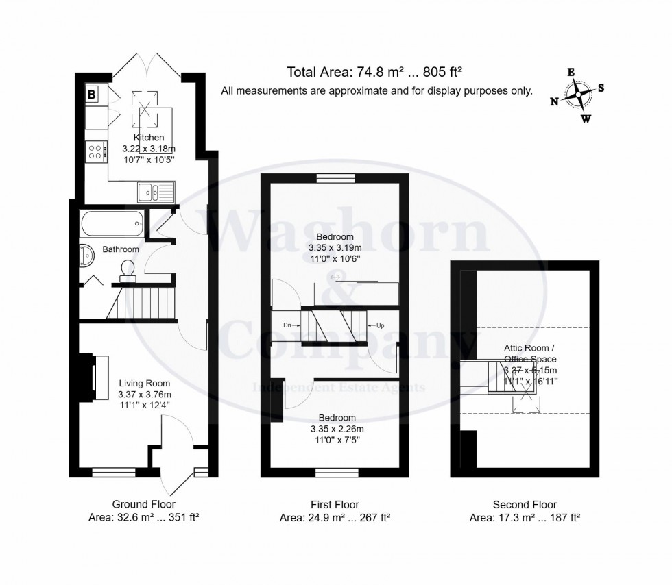 Floorplan for Sussex Road, Tonbridge