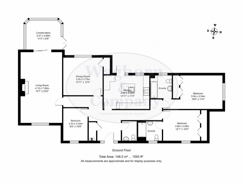 Floorplan for Hildenbrook Farm, Hildenborough