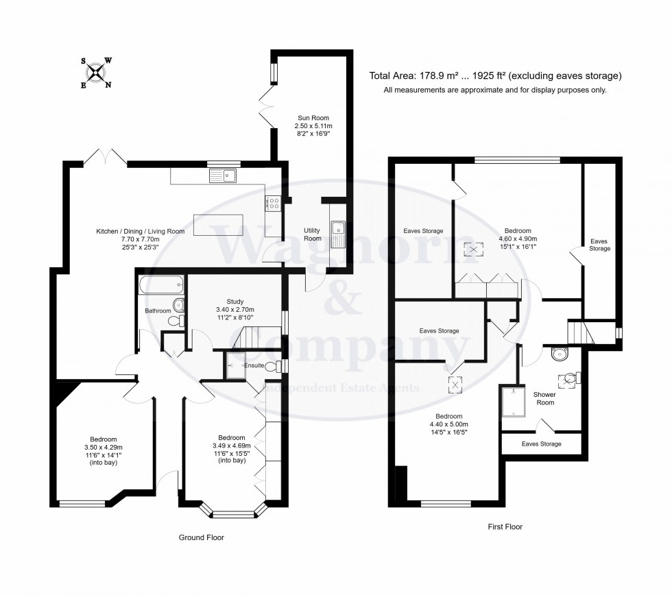 Floorplan for Orchard Drive, Tonbridge