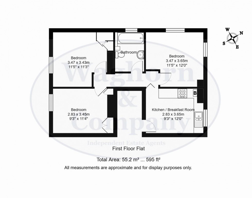 Floorplan for Tonbridge Road, Hildenborough