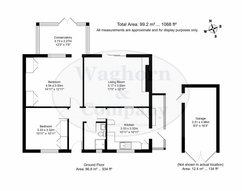 Floorplan for Ashley Road, Hildenborough