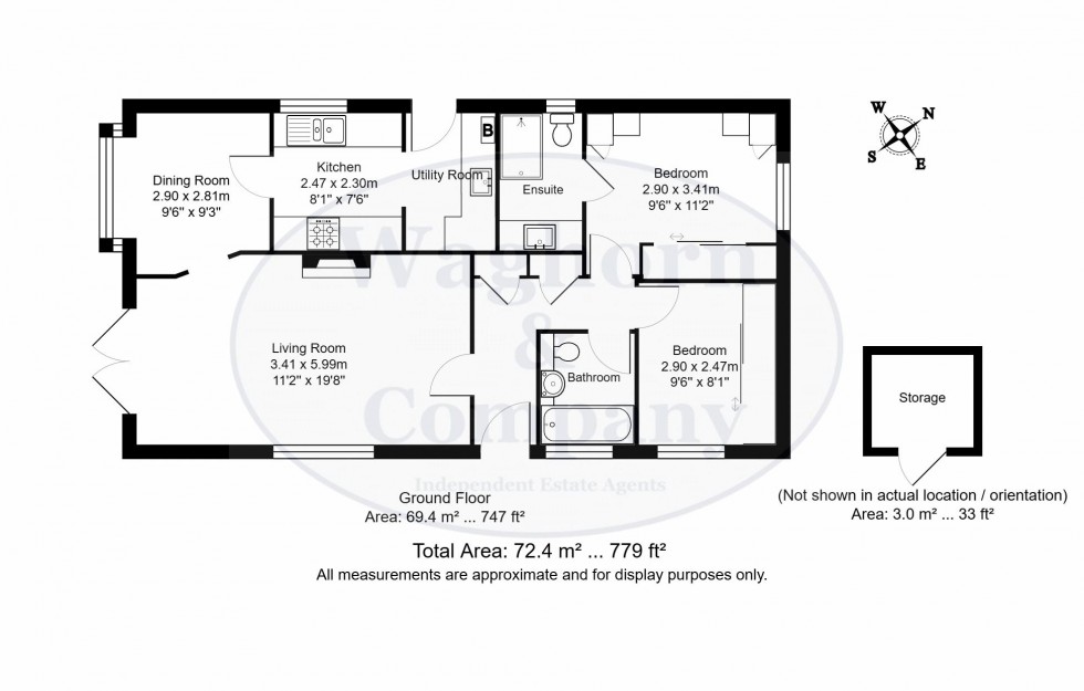 Floorplan for Farleigh Bridge, Maidstone