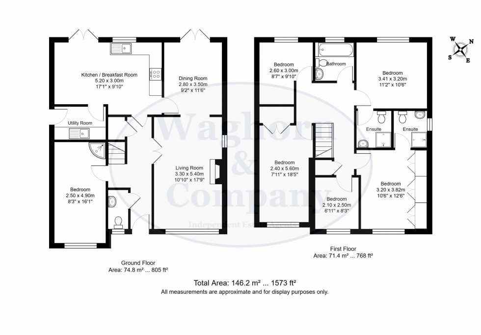 Floorplan for Hadlow Road, Tonbridge