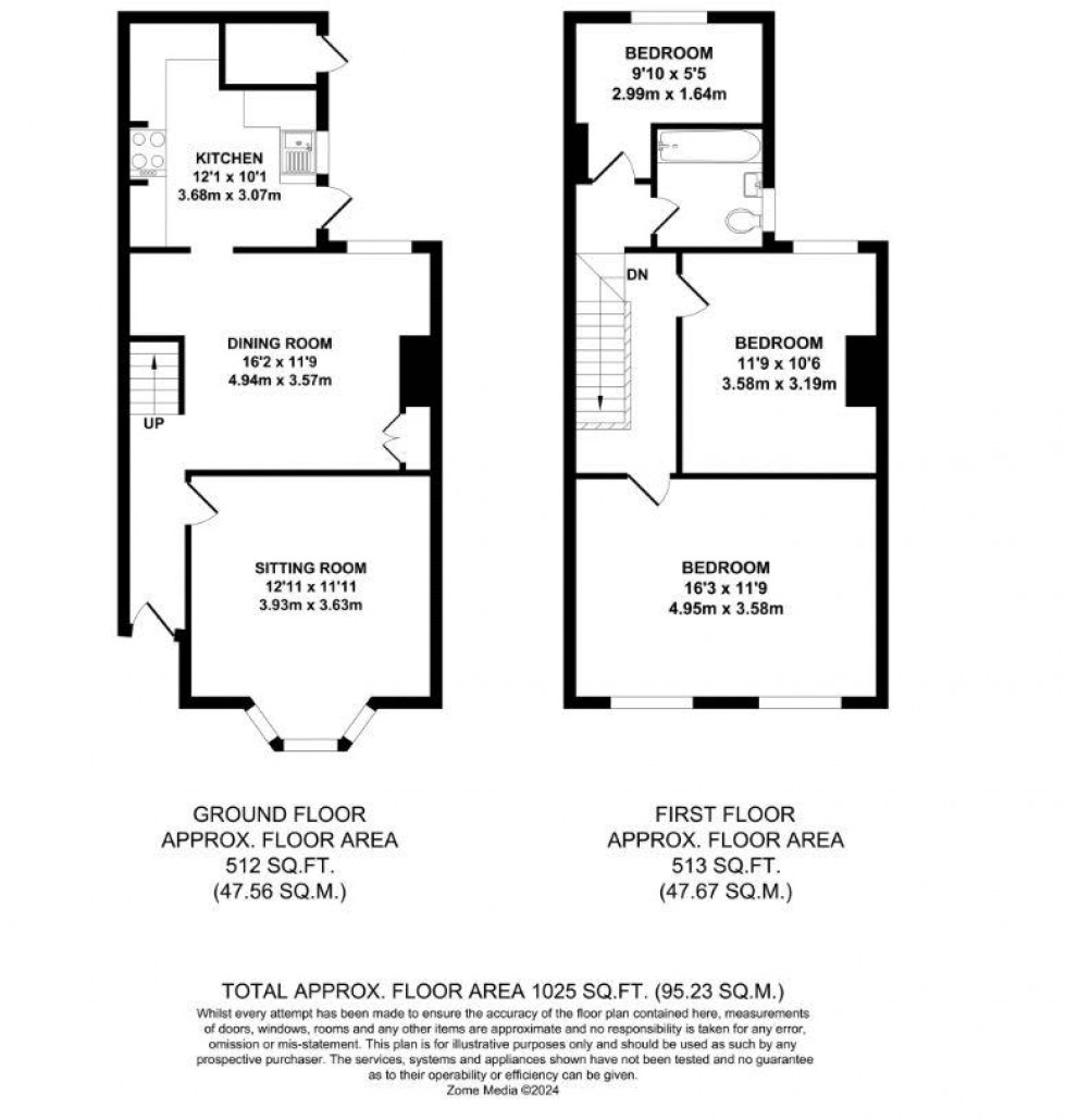 Floorplan for Quarry Hill Road, Tonbridge