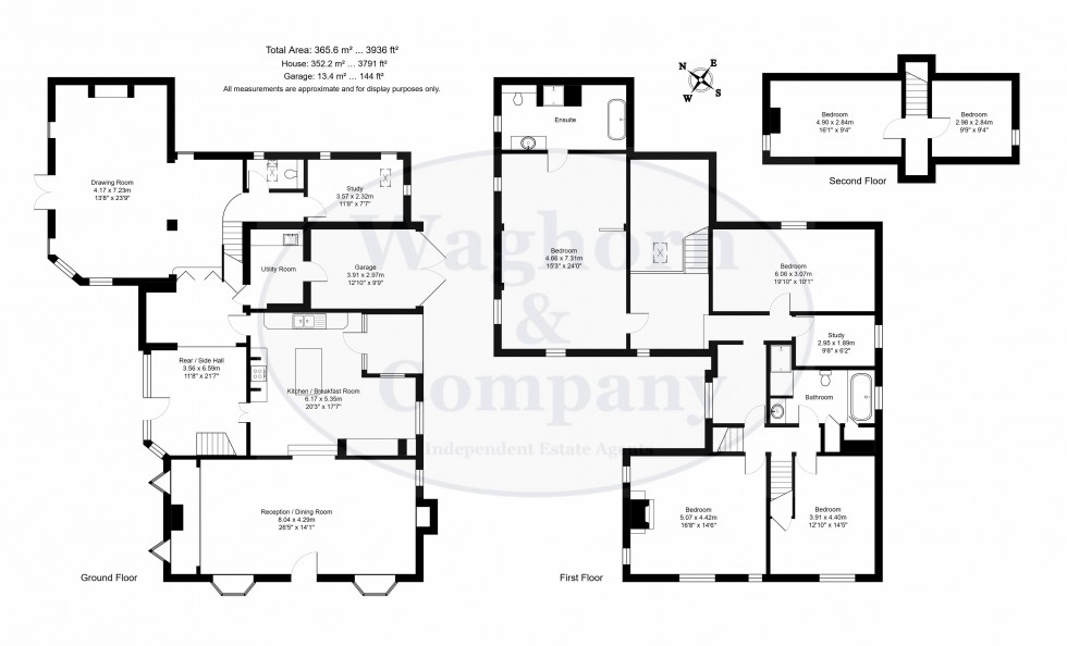 Floorplan for The Old House, Cranbrook