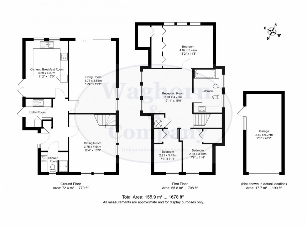 Floorplan for Higham Lane, Tonbridge