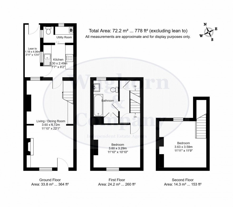 Floorplan for Houselands Road, Tonbridge