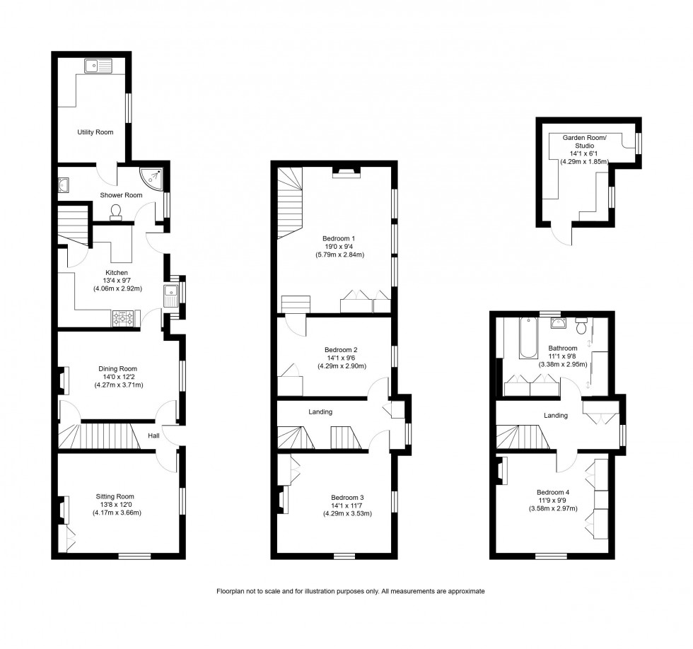 Floorplan for Maidstone Road, Hadlow