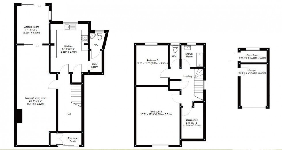 Floorplan for Hopgarden Road, Tonbridge