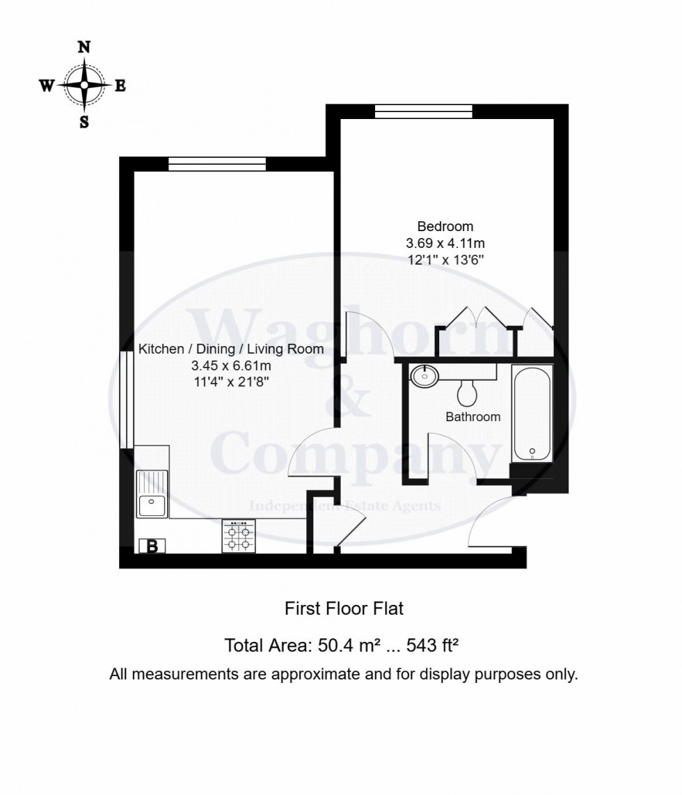 Floorplan for St. Eanswythe's Court, Tonbridge