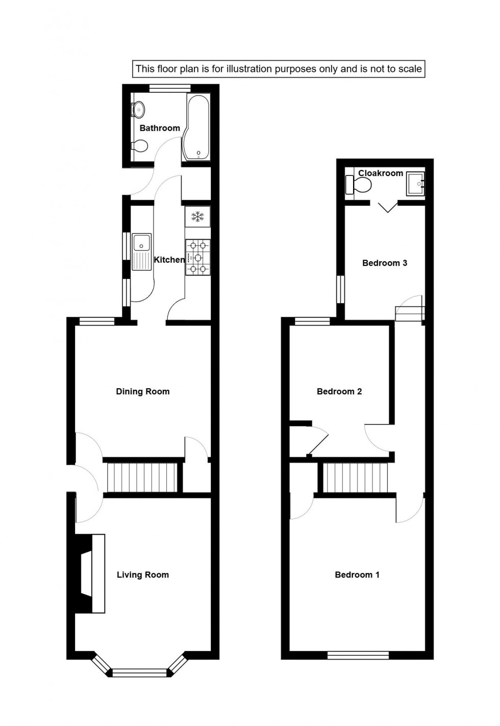 Floorplan for Hectorage Road, Tonbridge
