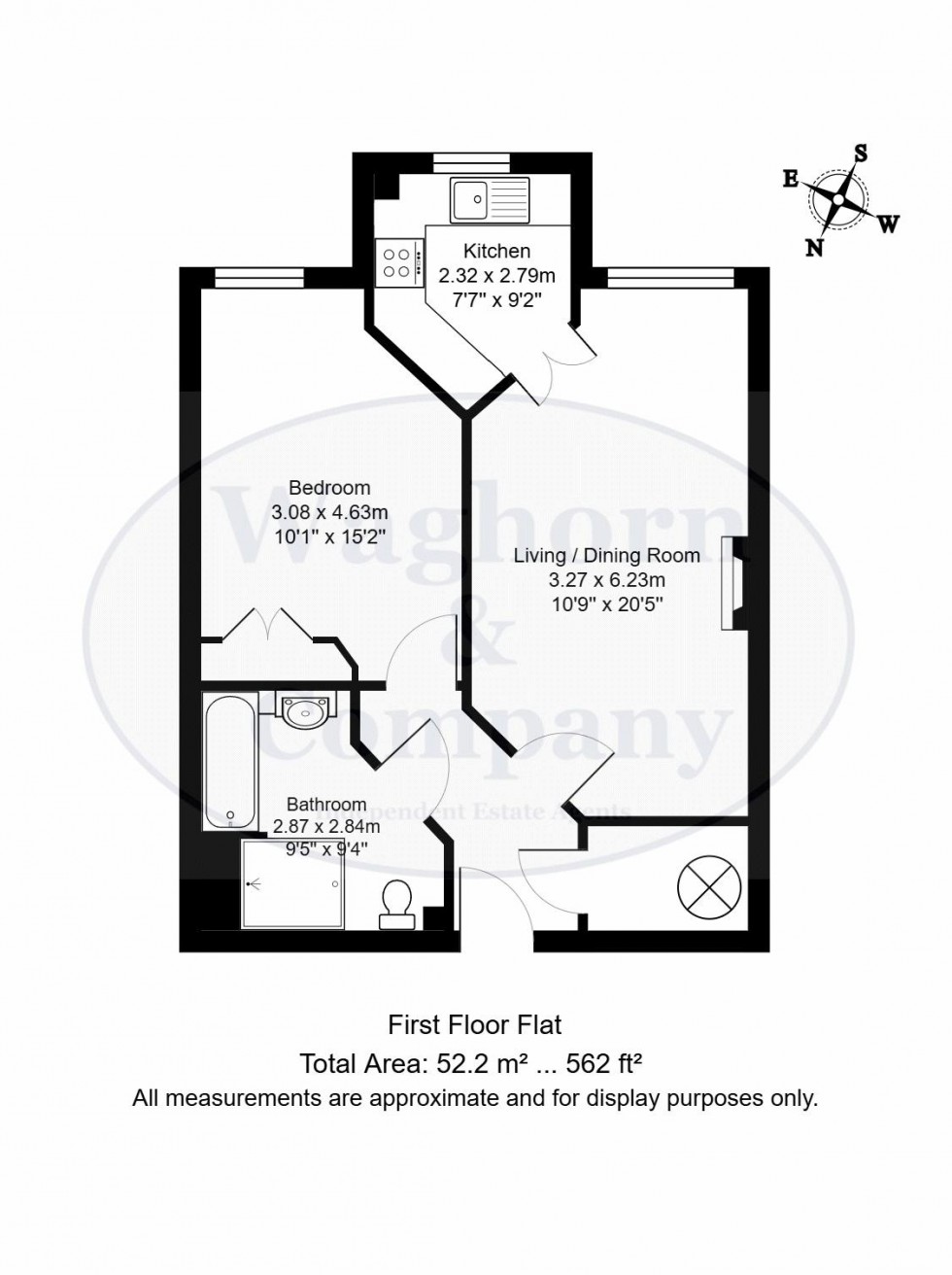 Floorplan for Hadlow Road, Tonbridge