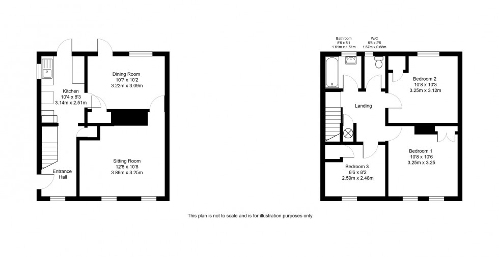 Floorplan for Lodge Oak Lane, Tonbridge