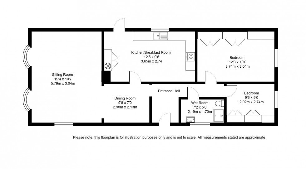 Floorplan for Shipbourne Road, Tonbridge