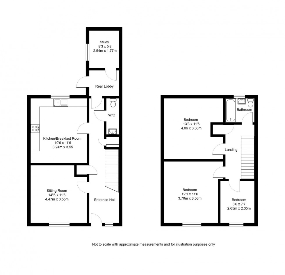 Floorplan for Thames Road, Tonbridge
