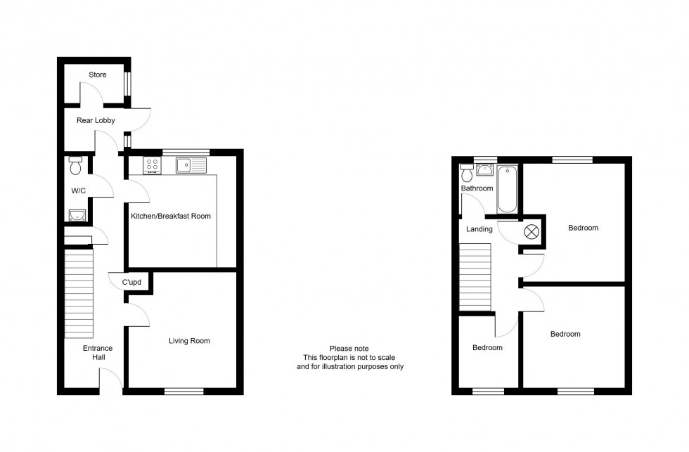 Floorplan for Wye Road, Tonbridge