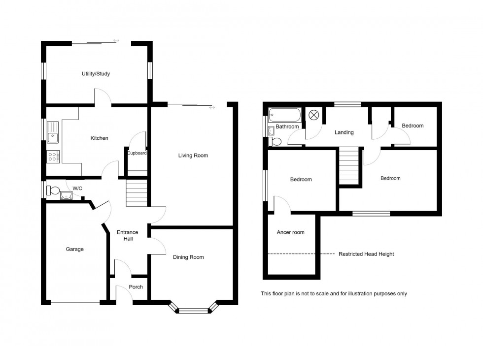 Floorplan for Woodview Crescent, Tonbridge