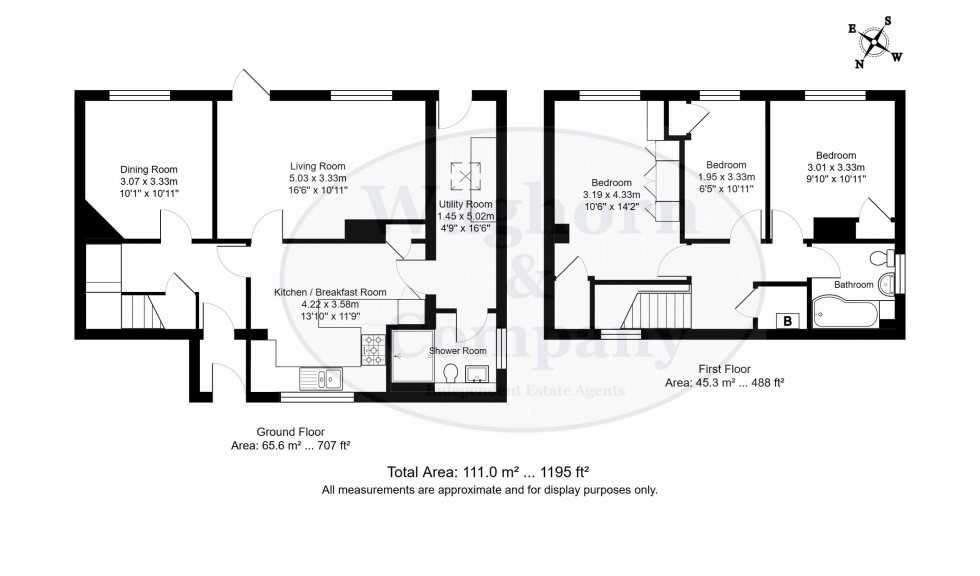Floorplan for Chaucer Gardens, Tonbridge