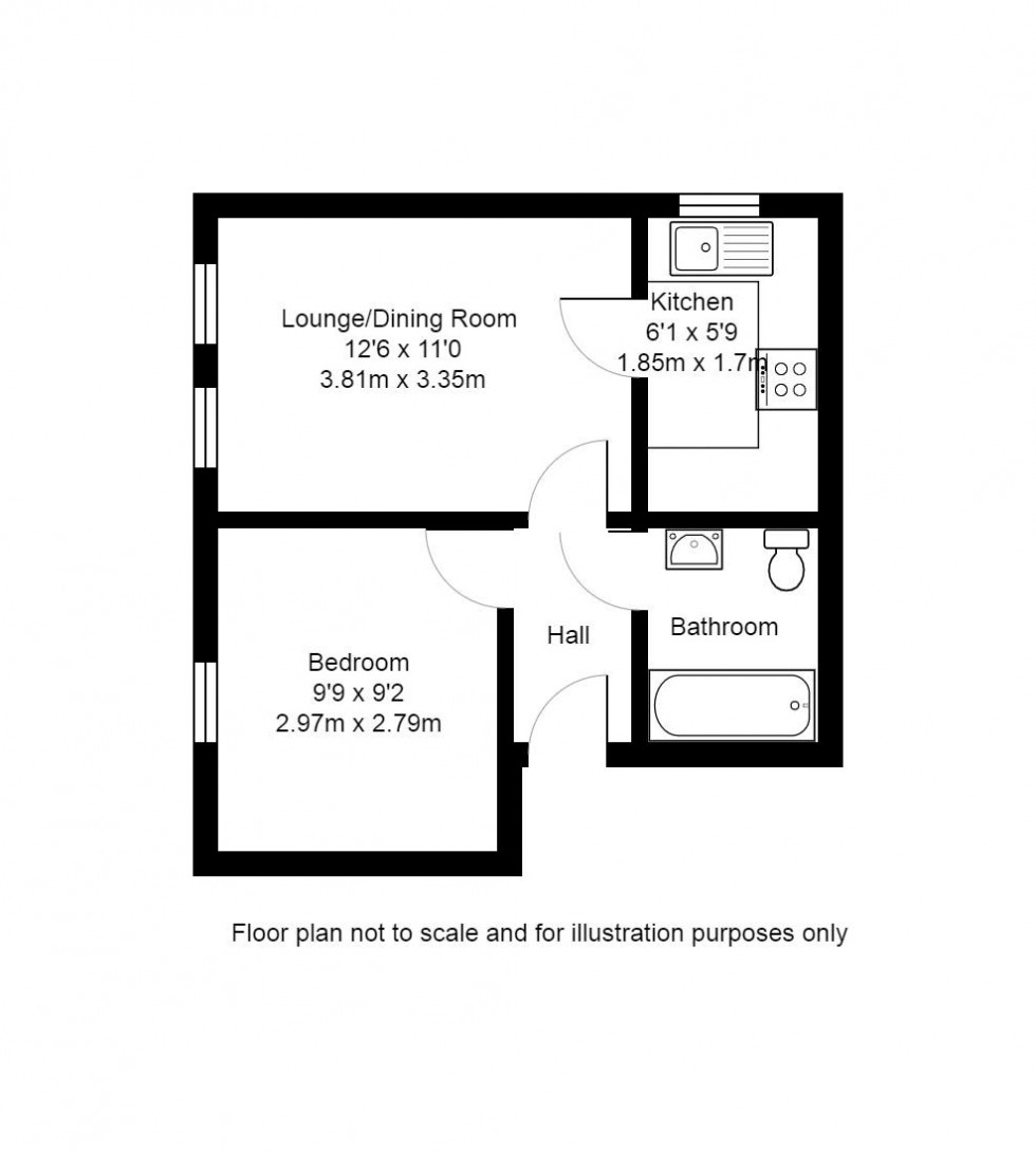 Floorplan for London Road, Tonbridge