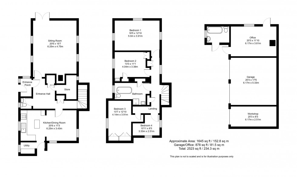 Floorplan for Fairmans Lane, Brenchley