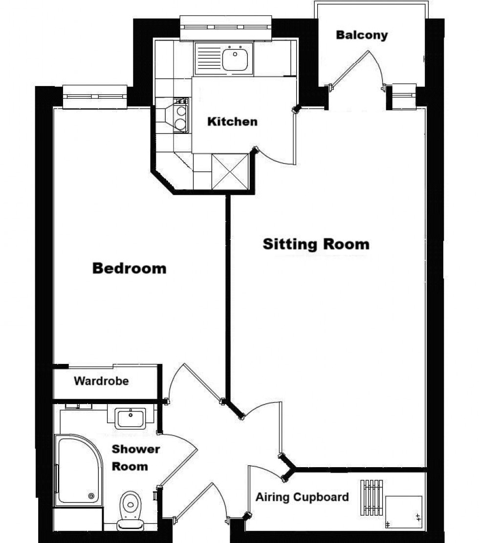 Floorplan for Bradford Street, Tonbridge Town Centre