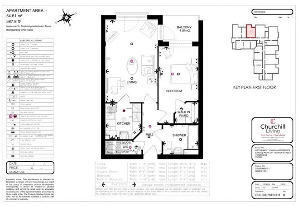 Floorplan for 1 Annison Street, Tonbridge