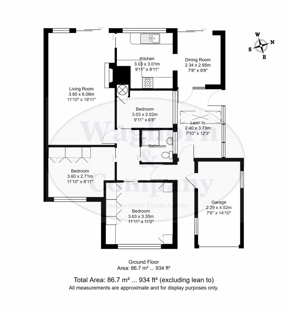 Floorplan for Orchard Drive, Tonbridge