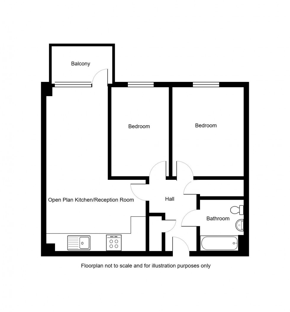 Floorplan for Avebury Avenue, Tonbridge