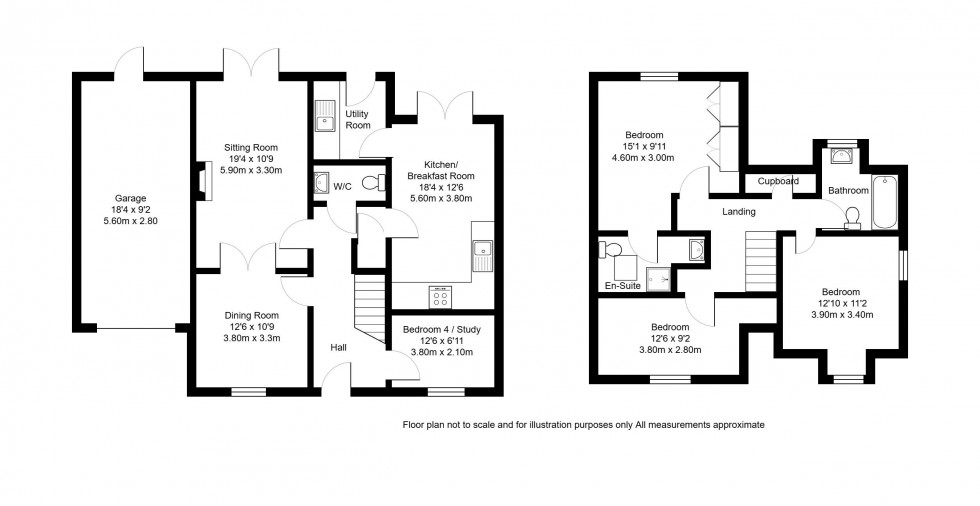Floorplan for Cage Green Road, Tonbridge