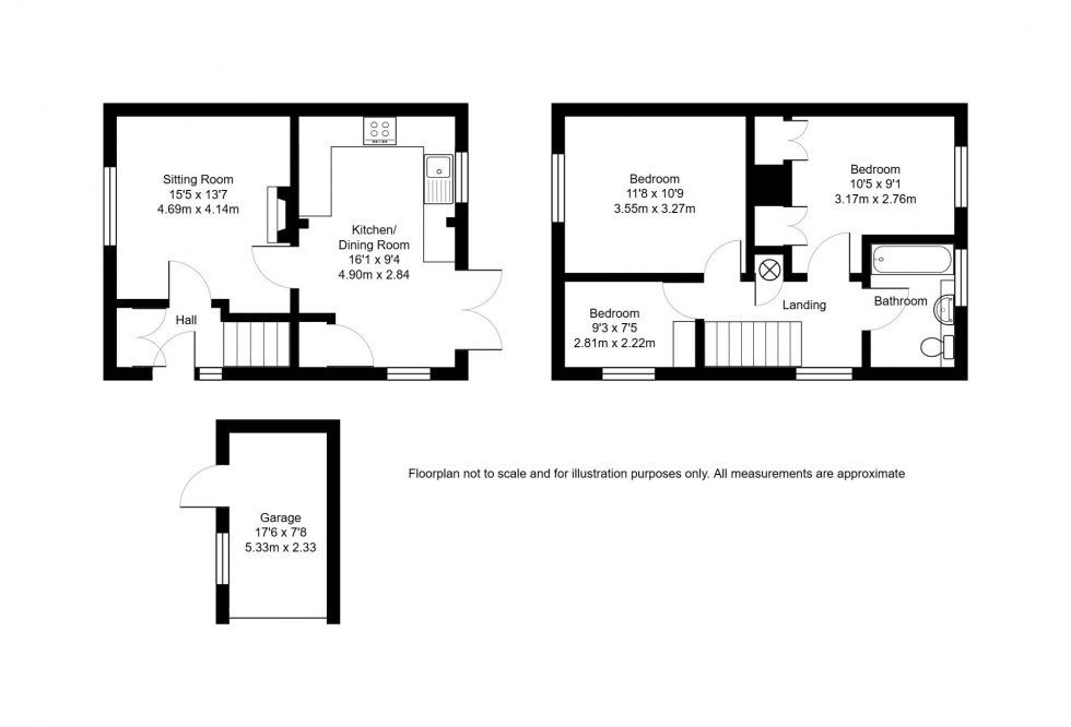 Floorplan for Walton Road, Tonbridge