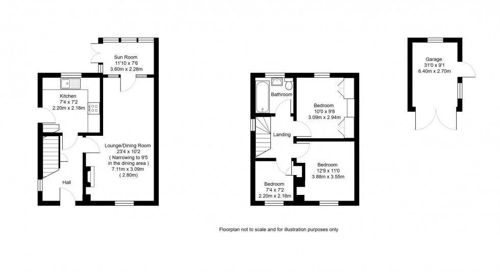 Floorplan for Salisbury Road, Tonbridge
