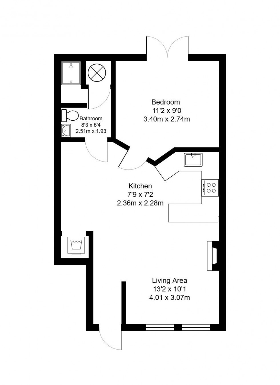 Floorplan for Monson Road, Tunbridge Wells
