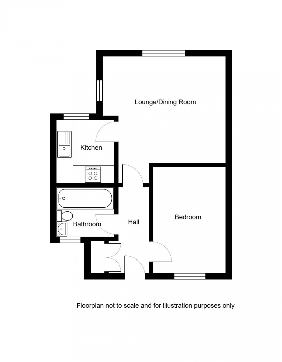 Floorplan for Priory Road, Tonbridge