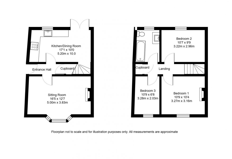 Floorplan for Springwell Road, Tonbridge