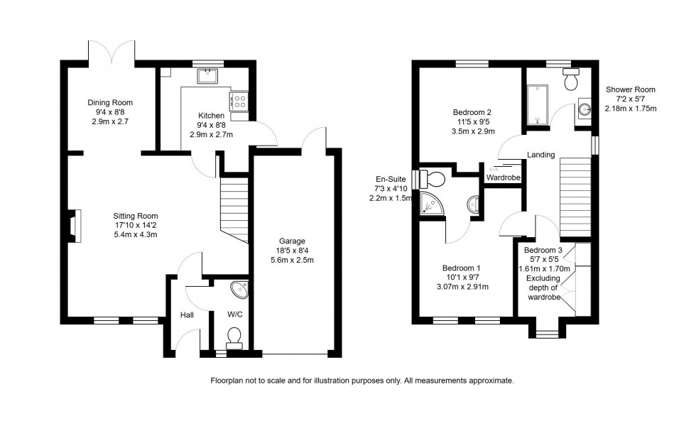 Floorplan for West Rise, Tonbridge