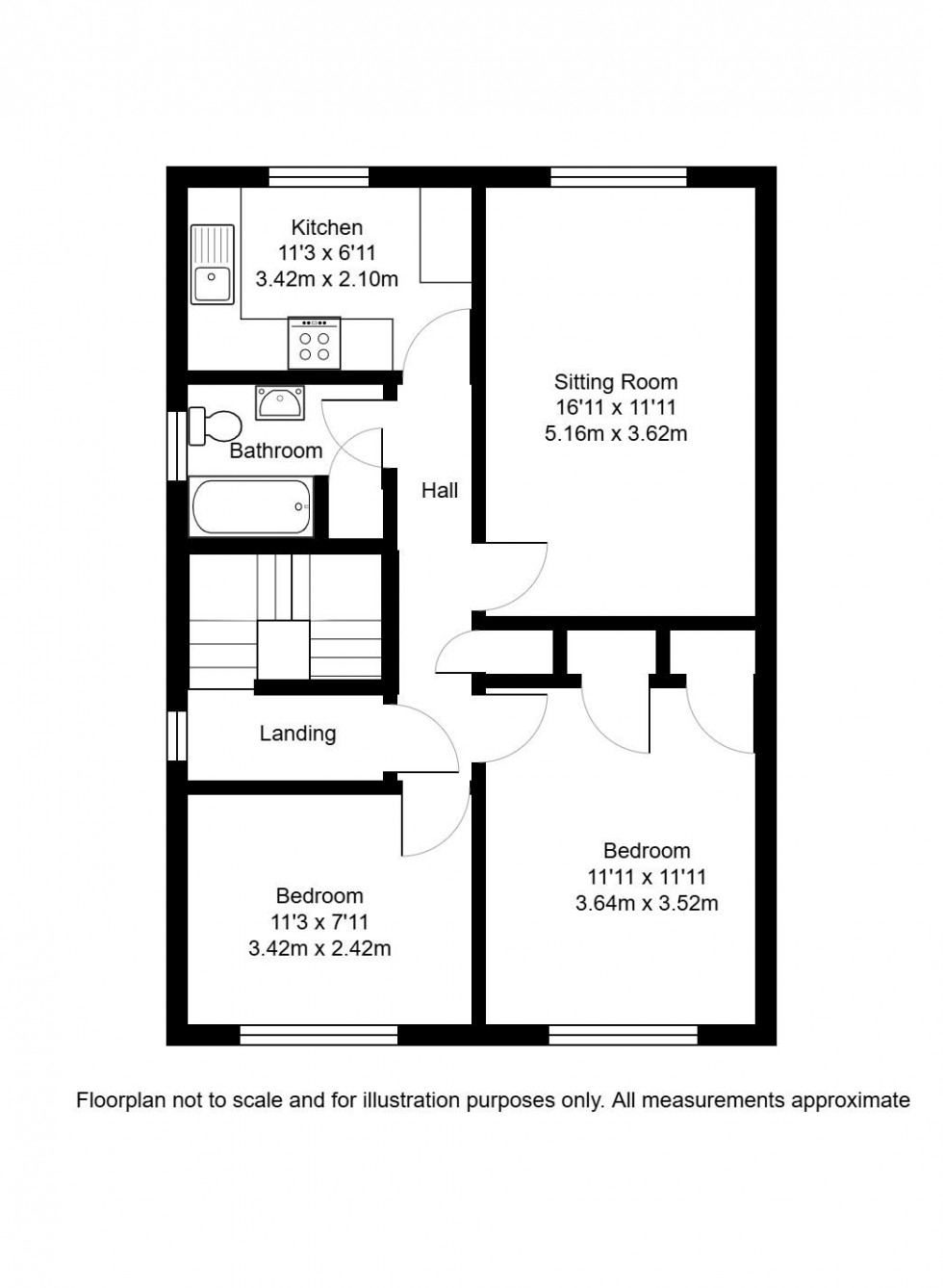 Floorplan for Lavender Hill, Tonbridge
