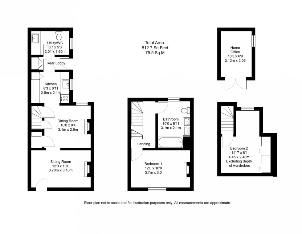 Floorplan for Waterloo Place, Tonbridge