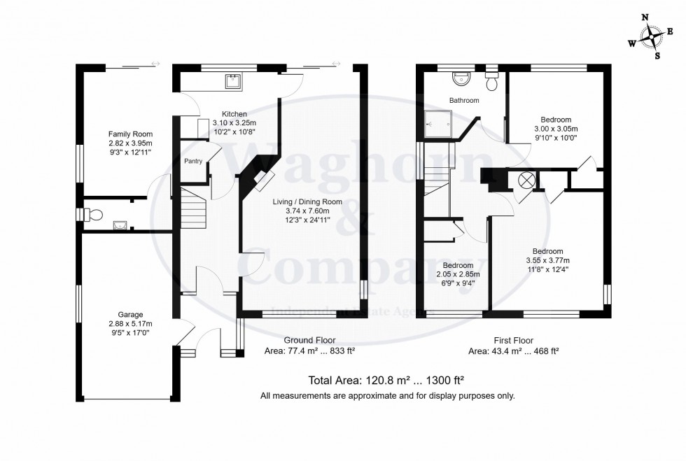 Floorplan for Knowsley Way, Tonbridge