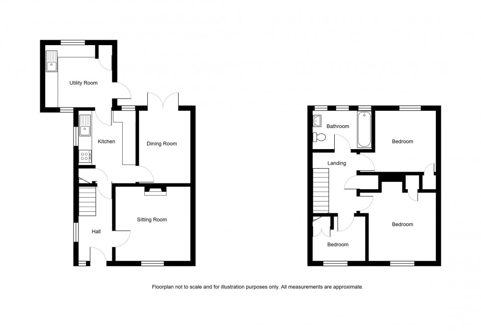 Floorplan for Hunt Road, Tonbridge