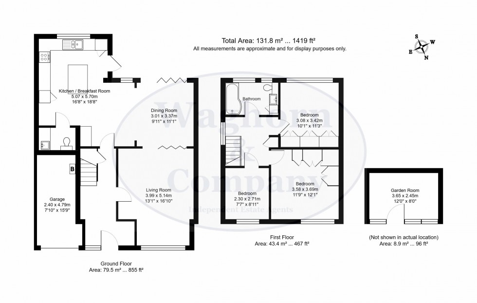 Floorplan for Stainer Road, Tonbridge