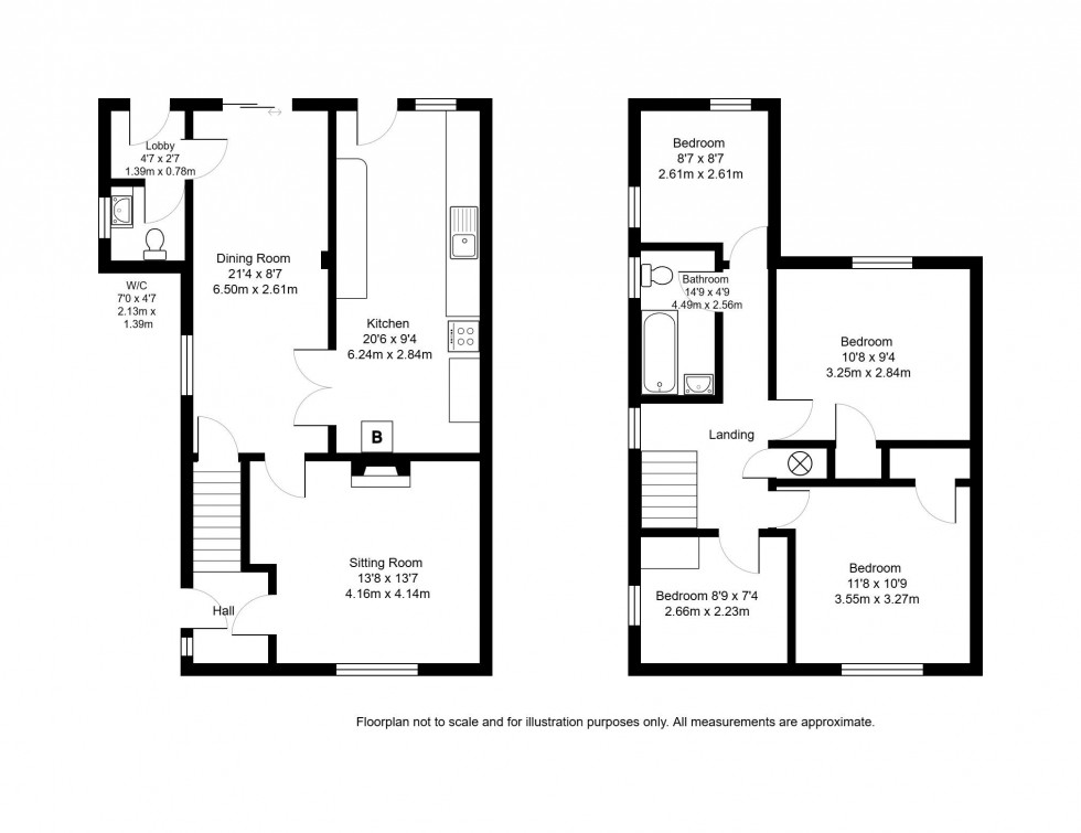 Floorplan for Sullivan Road, Tonbridge