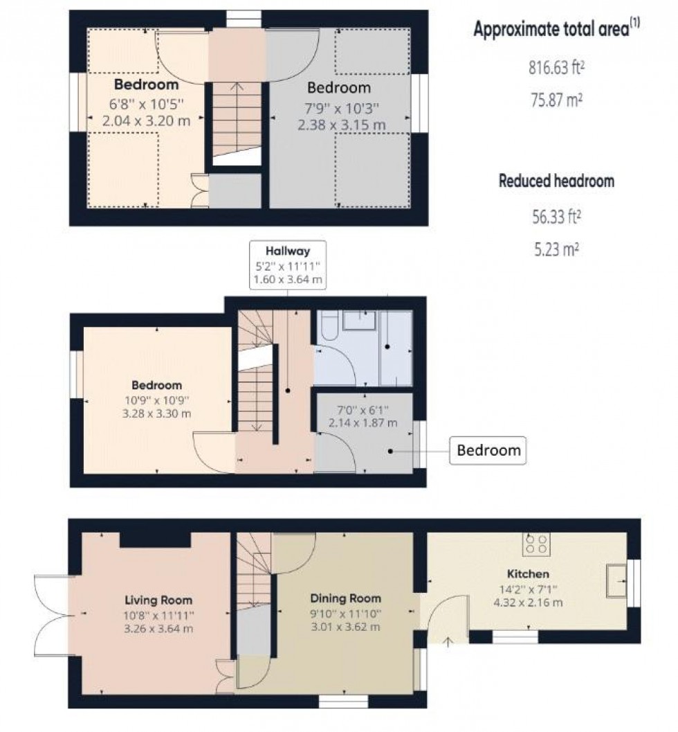 Floorplan for Garden Road, Tonbridge