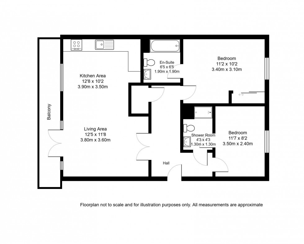 Floorplan for Taylor Close, Tonbridge