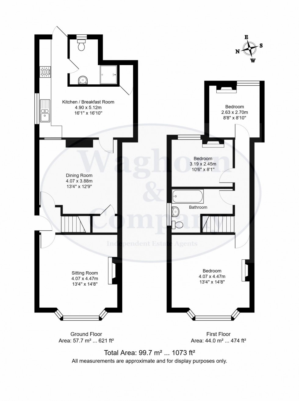 Floorplan for St Marys Road, Tonbridge