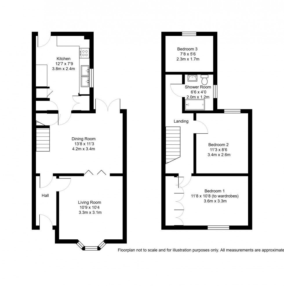 Floorplan for St. Marys Road, Tonbridge