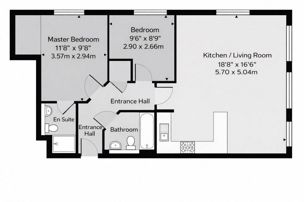 Floorplan for Whitefriars Wharf, Tonbridge