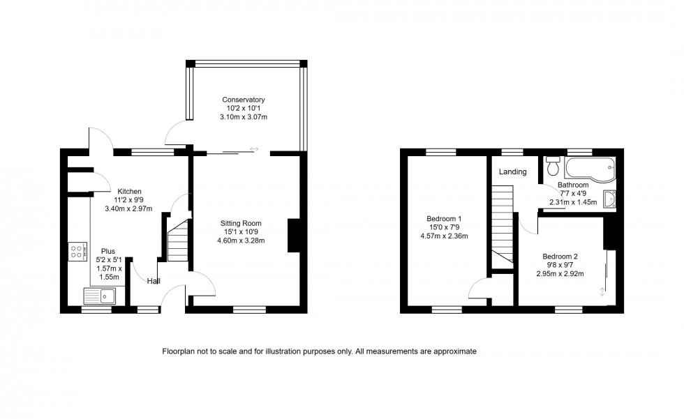 Floorplan for Somerhill Road, Tonbridge