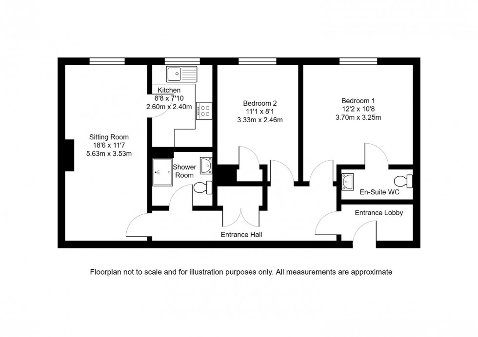 Floorplan for Pennington Road, Tunbridge Wells